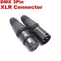 【YF】 1pcs  DMX 3 Pin XLR Connectors Female Microphone Mic Cable Plug Connector Audio Socket