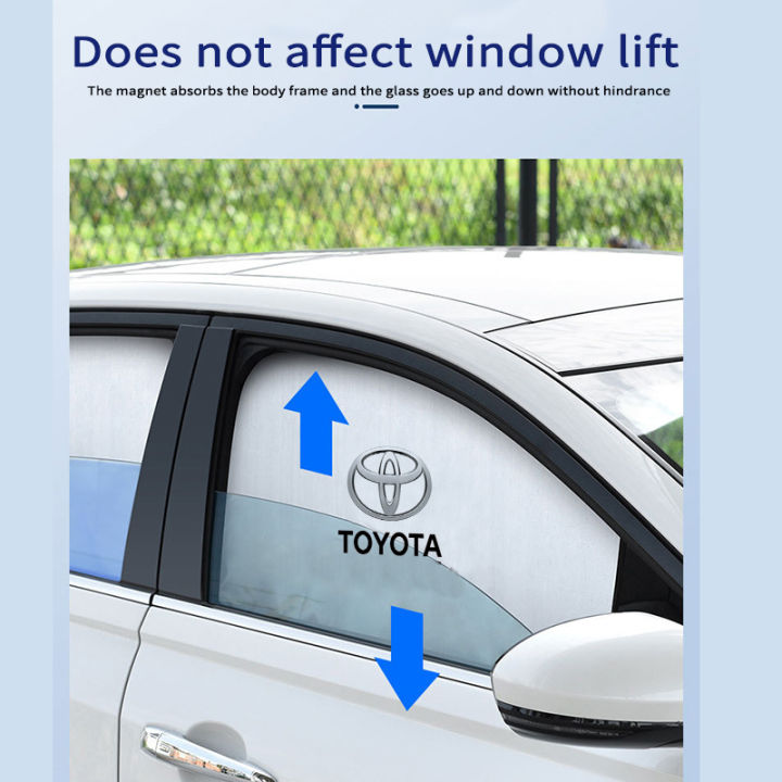 konnwei-ม่านบังแดดแม่เหล็ก-แบบสากล-สําหรับรถยนต์-toyota-hillux-yaris-ativ-corolla-cross-fortuner-camry-veloz-bz4x-corolla-altis-chr-avanza