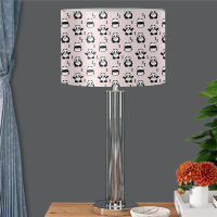 Funny Panda Print Lamp Shade Removable PVC Lampshade for Table LampDesk LampFloor Lamp Light Cover Modern Home Decorative