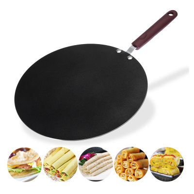 Simhoa Non Stick TAWA Chapati กระทะแบน PAN Rotti Tava Heavy Duty 30ซม.ห้องครัว