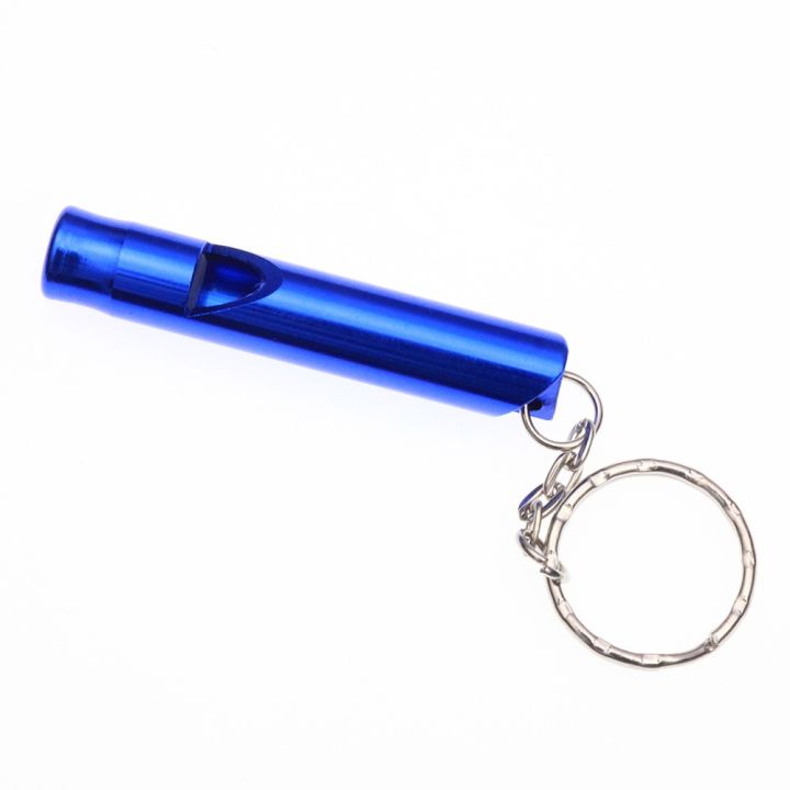 5pcs-set-foreign-trade-for-outdoor-survival-large-aluminum-alloy-whistle-with-hanging-ring-color-random-survival-kits