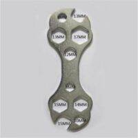 Function2023ZLinKJ 1PCS Size 13-15 Mini Flat Hexagon Wrench 10 in 1 Bike Hub Cycling Cycle. Steel Hand Repair Tool Spanner