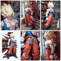 1.8M Goku กระดาษขนาดใหญ่รุ่น Z อะนิเมะญี่ปุ่นตัวเลข Papercraft 3D DIY Handmade ของเล่นของขวัญ Home Room Decor