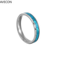 AVECON ใหม่ในยุโรปและอเมริกาไทเทเนียมเหล็กเครื่องประดับเลียนแบบโอปอลไทเทเนียมแหวนเหล็ก