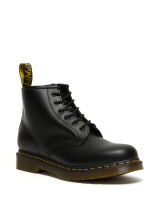 รองเท้าบูทหนังแท้ สีดำ Dr. Martens 26230001 รุ่น 101 SMOOTH LEATHER LACE UP BOOTS