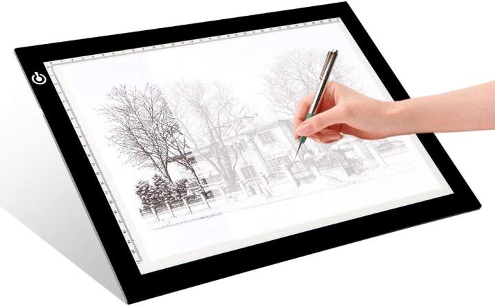 a4-light-pad-with-scale-drawing-tracing-light-box-table-led-copy-board-ultra-thin-display-pad-brightness-adjustable-stencil-artist-art-tracing-tatto-table