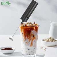 Dolity เครื่องตีนมไฟฟ้าที่ตีไข่แบบพกพาสำหรับช็อกโกแลตร้อน Latte Macchiato