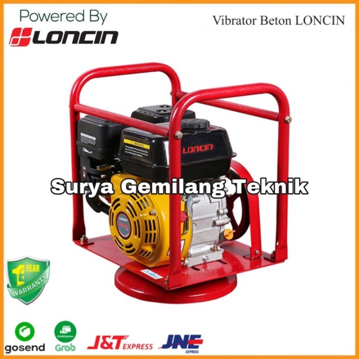 Mesin Pemadat Semen Beton Cor Concrete Vibrator Loncin G160 F With TPV