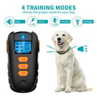 ZZOOI Dog Trainer Vibration Sound Control Barkproof Training Collar for Dogs Waterproof Rechargeable Pet Accessories