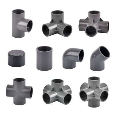 hot【DT】▧  Inside Diameter 20/25/32mm 3-Way/4-Way/5-Way Three-Dimensional Pvc Supply Pipe Fittings Connectors