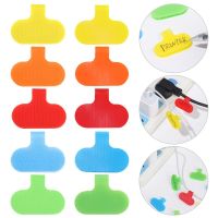 5PCS Wire Labels Cord Identification Electrical Cables Writable Nylon Cable Labels Organizer Practical Cord Protector Cable Management