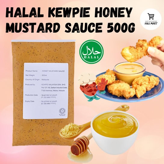 Halal Kewpie Honey Mustard Sauce 500g Lazada