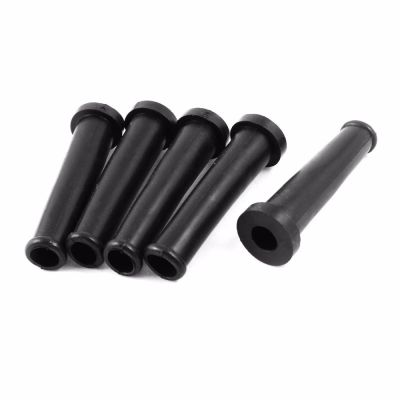 UXCELL 5 Pcs Black Rubber Wire Protector Cable Sleeve Boot Cover 20 x 70mm for Angle Grinder Fit Wire Dia 9mm Electrical Circuitry Parts