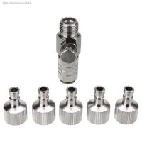 ✶™ Durable Alloy Metal Airbrush Quick Release Coupling Disconnect Connector Adapter Standard 1/8 inch Plug Fitting HS941