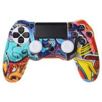 นิ่มรูปลายพรางตัวป้องกันซิลิโคนปลอกเคสสกินสำหรับโซนีเครื่องควบคุม Dualshock 4 Ps4สำหรับ Ps4 Pro Slim