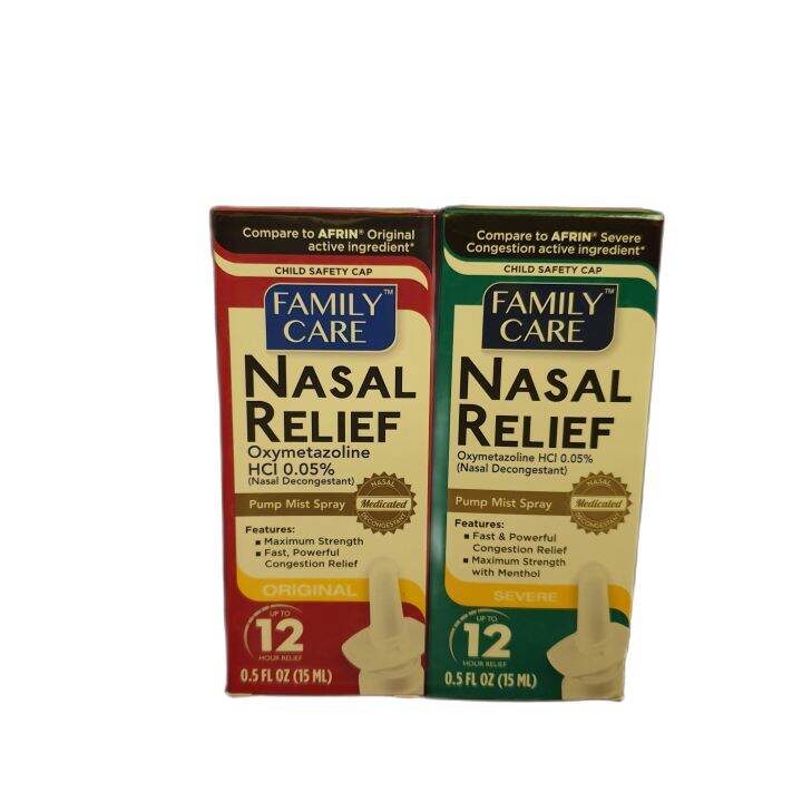 Family Care Nasal Relief Nasal Decongestant Spray (15mL) | Lazada PH