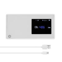 Household Air Quality Detector CO2 Tester with Carbon Dioxide Value Electricity Quantity Temperature Humidity Display