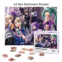 Hatsune Miku Vocaloid (2) Wooden Jigsaw Puzzle 500 Pieces Educational Toy Painting Art Decor Decompression toys 500pcs