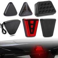 【CW】☞  Led Brake Lights 12led Rear Tail Flash Warning Reverse Stop Safety Lamps DRL 12V Car Motorcycle