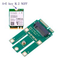 Ae คีย์ M.2โมดูลไร้สาย Ngff กับอะแดปเตอร์ Mini Pcie M.2 Ngff คีย์อะแดปเตอร์เอ็กเพรสคอนเวิร์ทเตอร์ไปยัง Mini Pci Pci สำหรับ Intel