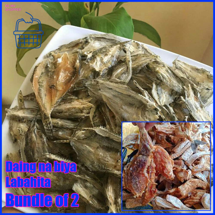 Bundle of 2 Dried Daing na Biya & Labahita freshy dried Unsalted Dried ...