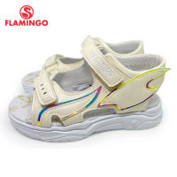 FLAMINGO  Summer Children Shoes Fashion Kids Sandals For Girls 27-32 Fly Webbing Peep-Toe Beach Kids Girl Shoe