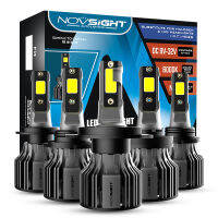 NOVSIGHT H7 H4 HiLo Led Car Headlight H1 H3 H11 H8 H9 H13 9005 9006 HB4 72W 10000LM 6000K Mini Auto Headlamp Fog Light Bulbs