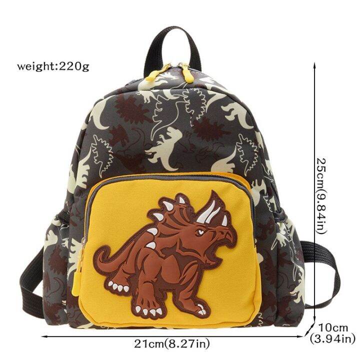 cartoon-dinosaur-kids-backpack-kindergarten-toddler-girls-boys-school-bags-cute-print-children-nylon-zipper-schoolbag