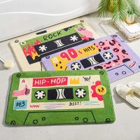 【cw】 Cassette Floor No Silp Entrance Door Bedroom Rug Area Beside Super Absorbent 【hot】 !