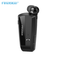 Fineblue F990 Wireless Business Bluetooth Headset Earphone Sport Driver Headphone Retractable Clip on Stereo Earbud Vibration