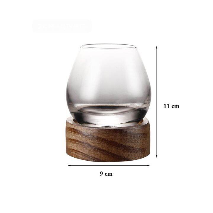 350ml-lead-free-glass-cup-home-drinkware-tumbler-whiskey-glass-with-wooden-holder-for-liquor-scotch-bourbon