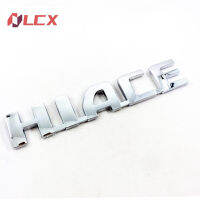 LCX สำหรับ1 X ABS โครเมี่ยม HIACE โลโก้รถอะไหล่ดีคอลสติ๊กเกอร์ตราสัญลักษณ์ด้านอัตโนมัติตัวนูนติดฝากระโปรงท้ายสำหรับโตโยต้า