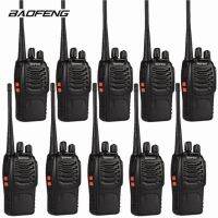 ขายร้อน วิทยุสื่อสาร BAOFENG รุ่น 888s(2เครื่อง) 5กิโลเมตร ดำ แบบพกพา 5วัตต์ UHF วิทยุ คุณภาพสูง วิทยุสองทาง มินิ walkie talkie 16ช่อง กลางแจ้ง