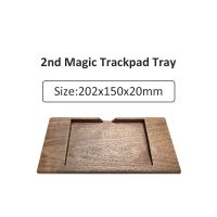 Kashcy Walnut Solid Wooden Tray Palm Rest For Magic Keyboard Magic Trackpad Wrist Support Pad