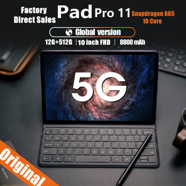 tablet Pro 11 Pad 10.8inch tablets android original 2023 12+512GB dual
