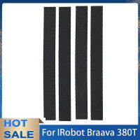 4Pcs ล้อยางหนังทารกในครรภ์เปลี่ยนผิวสำหรับ IRobot ava 320 380 380T 381 390 390T Mint 4200 4205 5200 5200C อุปกรณ์เสริม