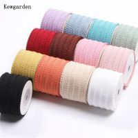 【hot】！ Kewgarden Make Hair Bows Accessories Material Hollow 1.5  1  16mm 25mm 38mm Carfts Packing 10 Yards