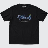 【HOT】 เสื้อยืดแขนสั้น พิมพ์ลาย Final Fantasy สําหรับผู้ชาย และผู้หญิง 447505100%cotton