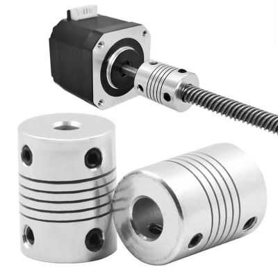 4Pcs Aluminium CNC Motor Jaw Shaft Coupler Flexible Coupling For 3D Printer Transmission Connector Sleeve 3/4/5/6/6.35/7/8/10mm