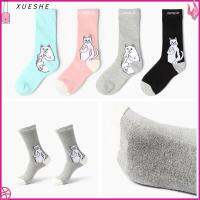 XUESHE Harajuku Funny Keep Warm Soft Cotton Ankle Socks Cartoon Cat