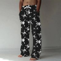 Spring/Summer 2023 Fashion 3D Digital Printing Mens Bamboo Cotton Pants Street Hip Hop Beach Leisure Quick Dry Dance Yoga Pants