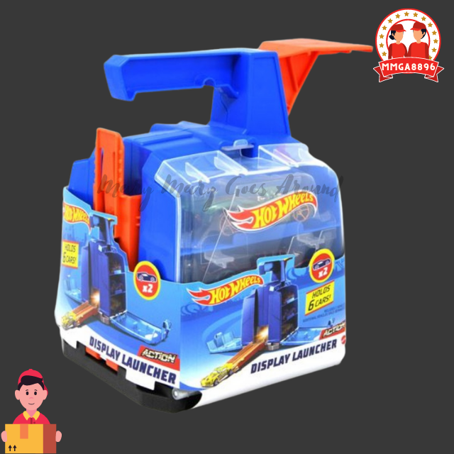 Hot wheels track builder 2025 launcher