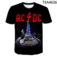 2023 NEW Mens And Womens Summer Fashion Ac Dc 3d Printed T-shirt Xs-6xl Size：s-5xl