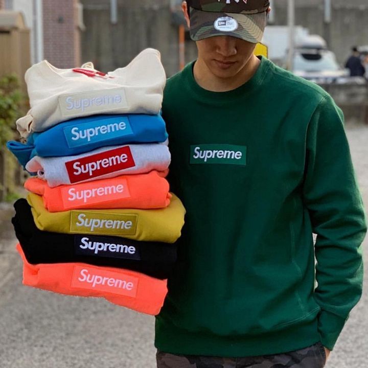 Supreme 2015AW Box Logo Crewneck-