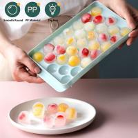 hot【cw】 33 Boll Hockey Mold Frozen Whiskey Popsicle Tray Making Gifts Tools Accessories