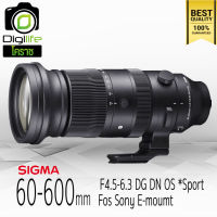 Sigma Lens 60-600 mm. F4.5-6.3 DG DN OS ( Sports ) For Sony E-Mount - รับประกันร้าน Digilife Thailand 1ปี