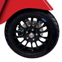 ของมาใหม่! ขอบสติกเกอร์ประดับล้อซุปเปอร์สำหรับ Vespa GTS 125สติกเกอร์สะท้อนแสง250 300