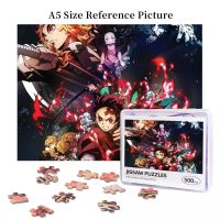 Demon Slayer Kamado Nezuko (9) Wooden Jigsaw Puzzle 500 Pieces Educational Toy Painting Art Decor Decompression toys 500pcs