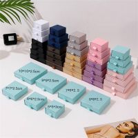 ✷ Kraft Paper Drawer Jewelry Box for Ring Earring Necklace Bracelet Organizers Storage Cardboard Gift Boxes Packaging Supplies