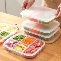 【CW】 Refrigerator Storage Box Fresh-keeping Box Refrigerated Storage Box Meat Onion Ginger Garlic Side Vegetable Box Microwaveable